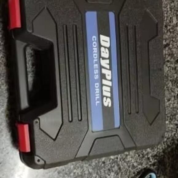 Cordless Portable 21V Power Drill Set Impact Screw Driver with Rechargeable batt - Picture 3 of 4